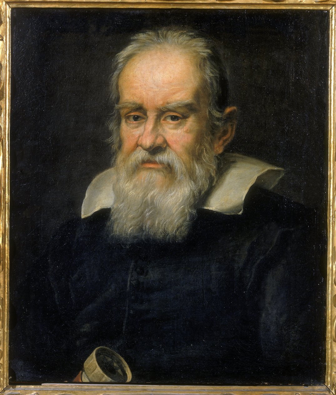 Retrato de Galileu Galilei na Galileia, astrônomo italiano de Justus Sustermans