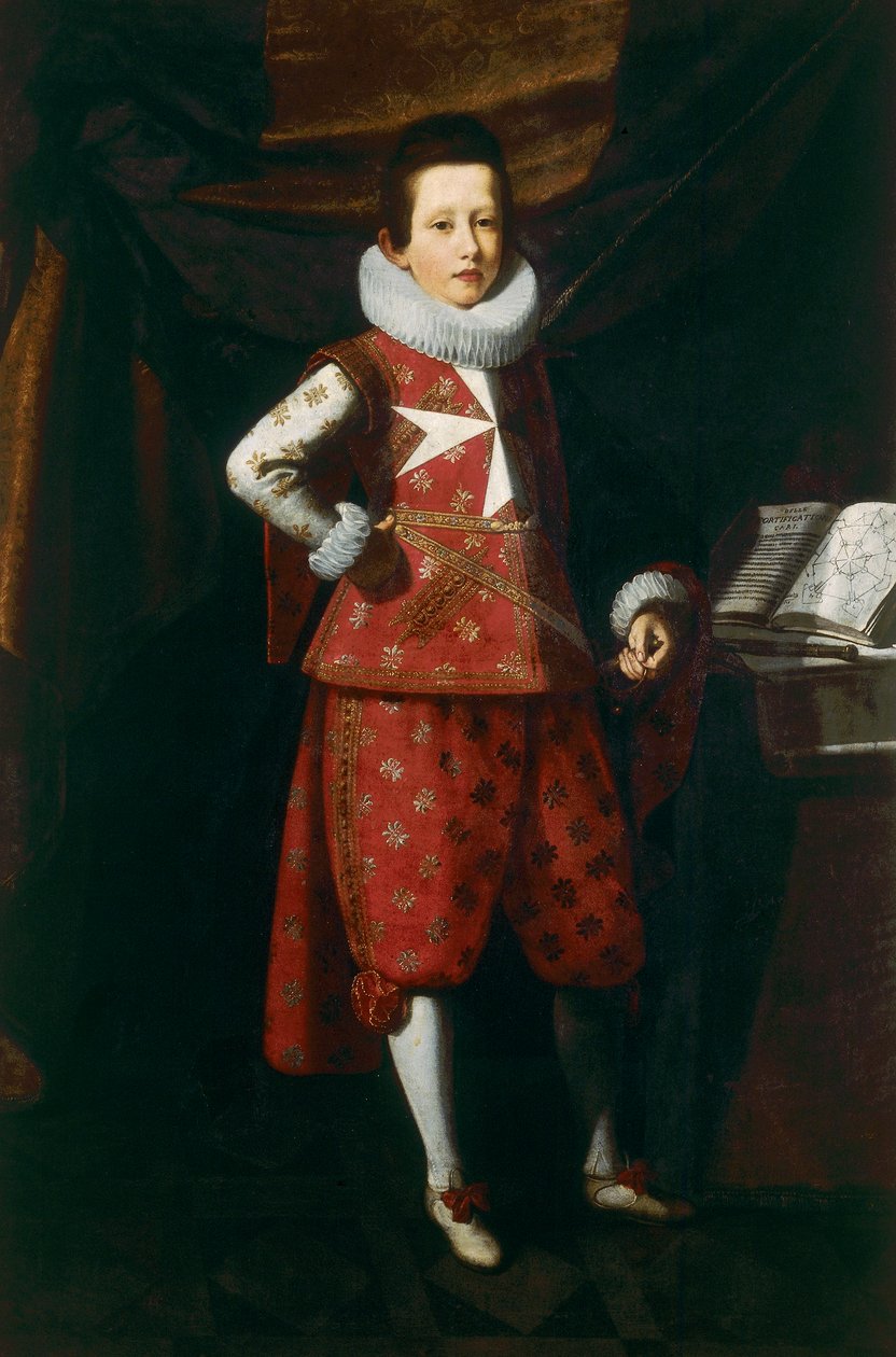 Retrato de Giovan Carlo deMedici aos dez anos de idade de Justus Sustermans
