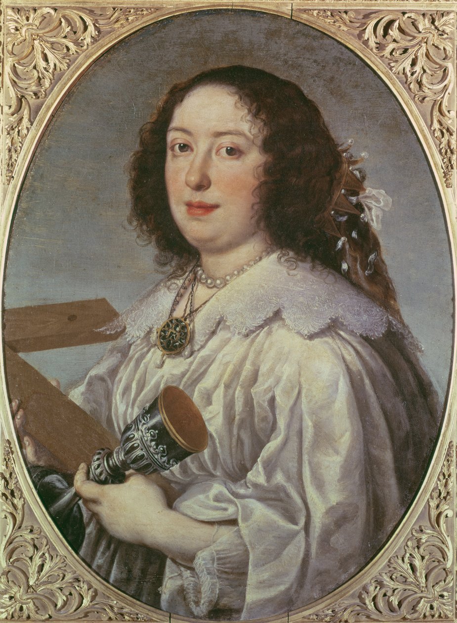 Retrato de Vittoria della Rovere como Santa Helena, 1669 de Justus Sustermans