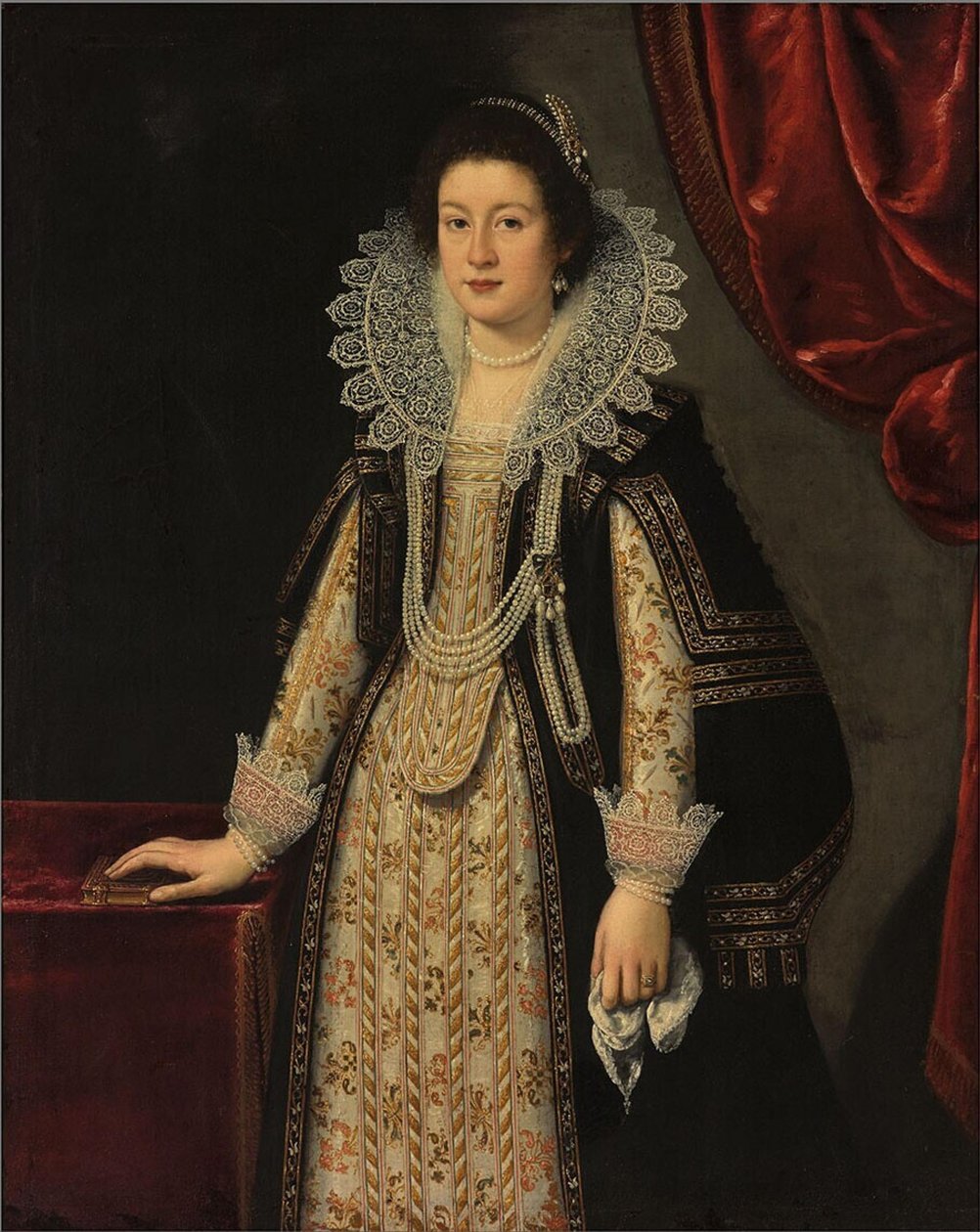 Retrato de uma mulher, possivelmente Maria Madalena da Áustria, esposa de Cosimo II de