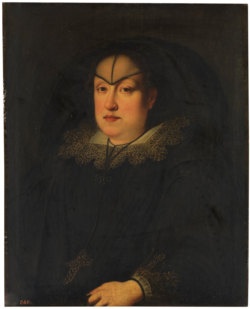 Espanhol: María Magdalena de Austria-Estiria, gran duquesa de Toscana Retrato de Maria Maddalena de Áustria quando viúva de Justus Sustermans