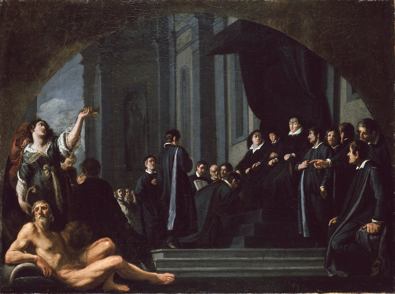 Os Senadores de Florença juram fidelidade a Fernando II de