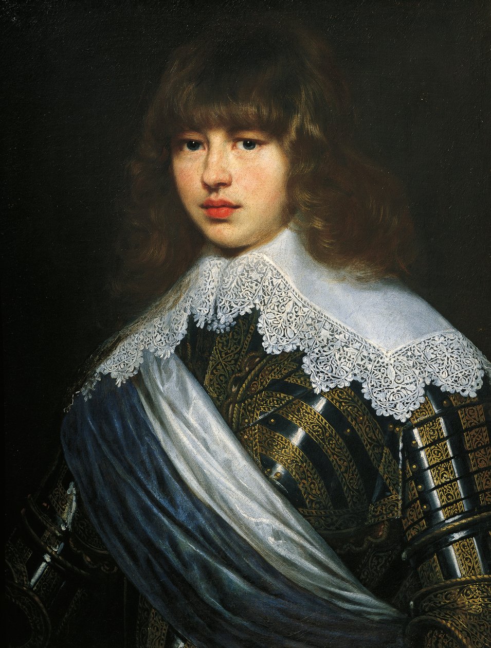Retrato de Christian V da Dinamarca (Flensburg de Justus Suttermans