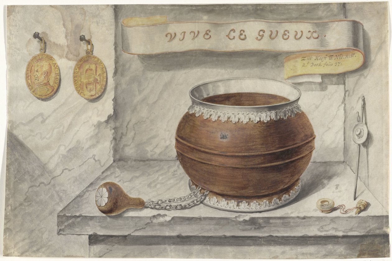 Taça dos mendigos de Justus van Attevelt (attributed to)