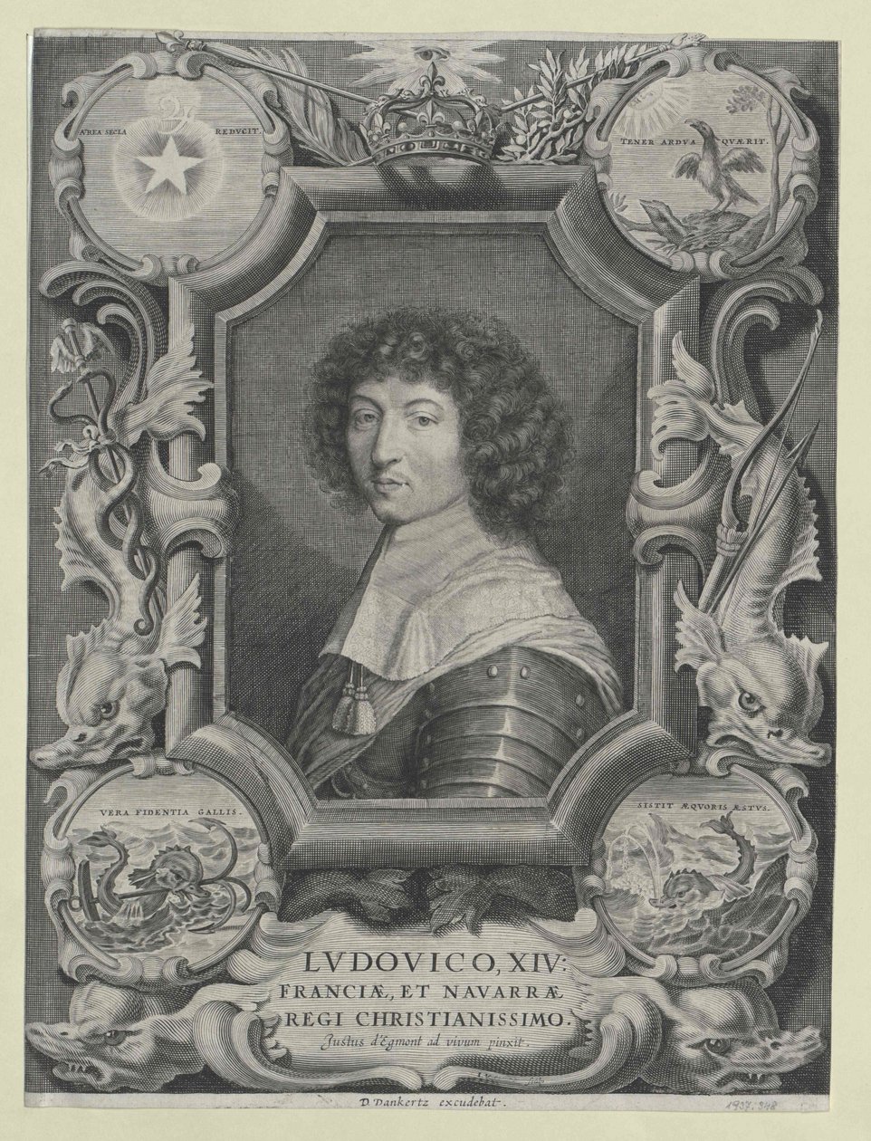 Rei de França Luís XIV de Justus van Egmont
