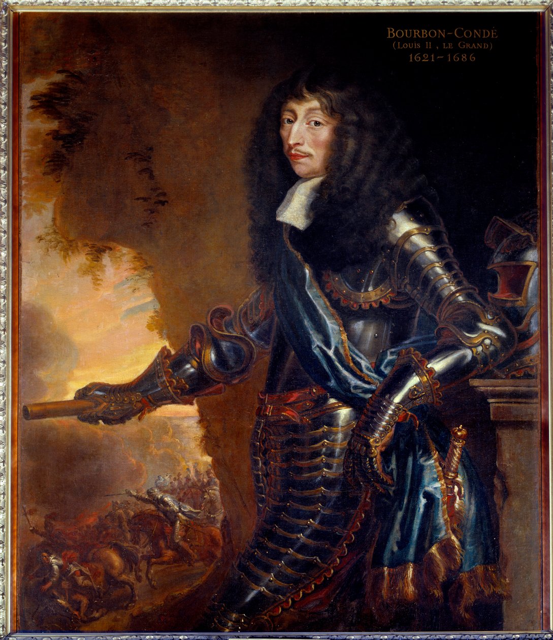 Portrait en pied du Grand Conde, Louis II Prince of Bourbon (Bourbon-Conde) (1621-1686) - Pintura de Juste D