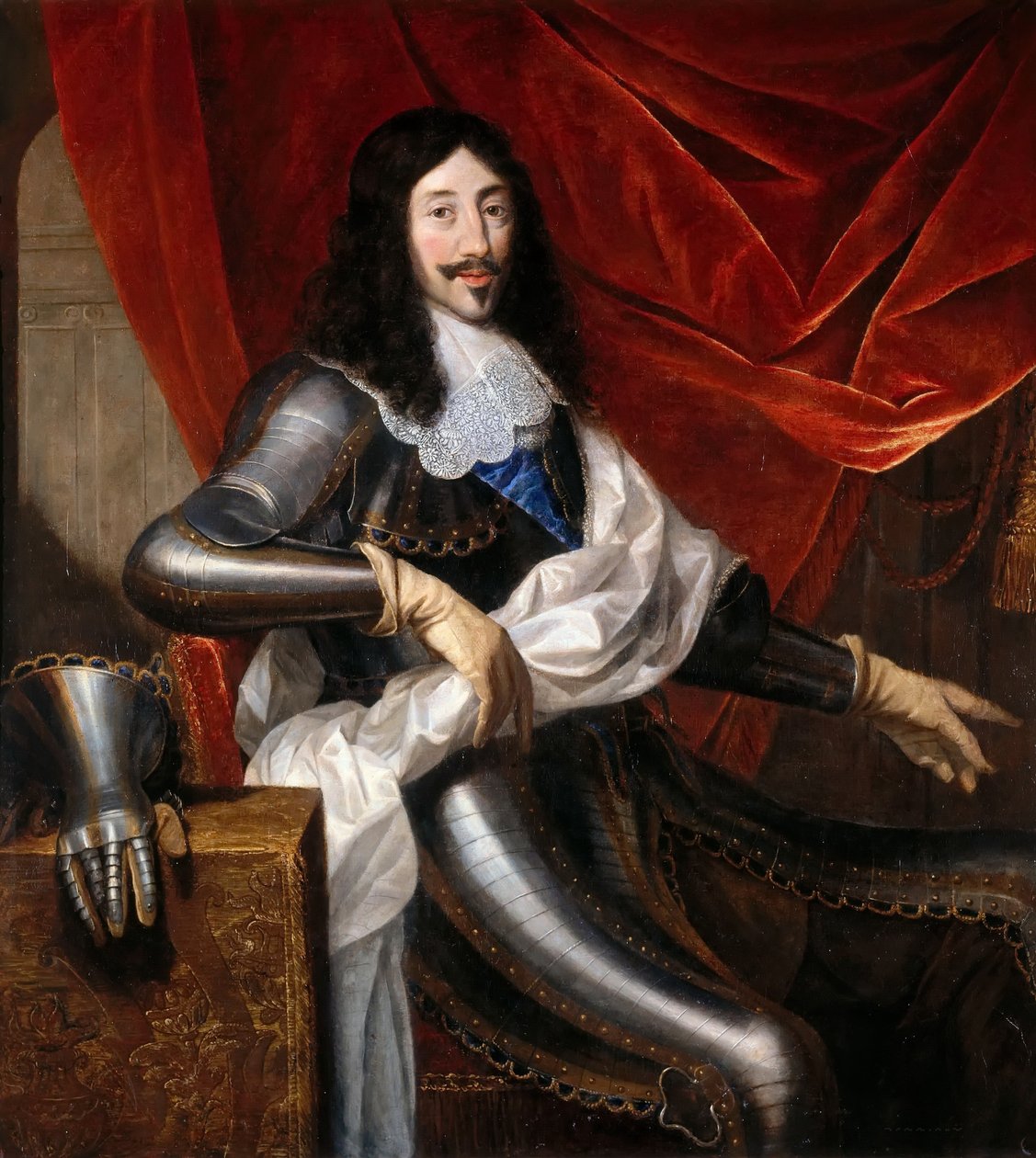 Retrato de Luís XIII da França 1601-1643 de Justus van Egmont