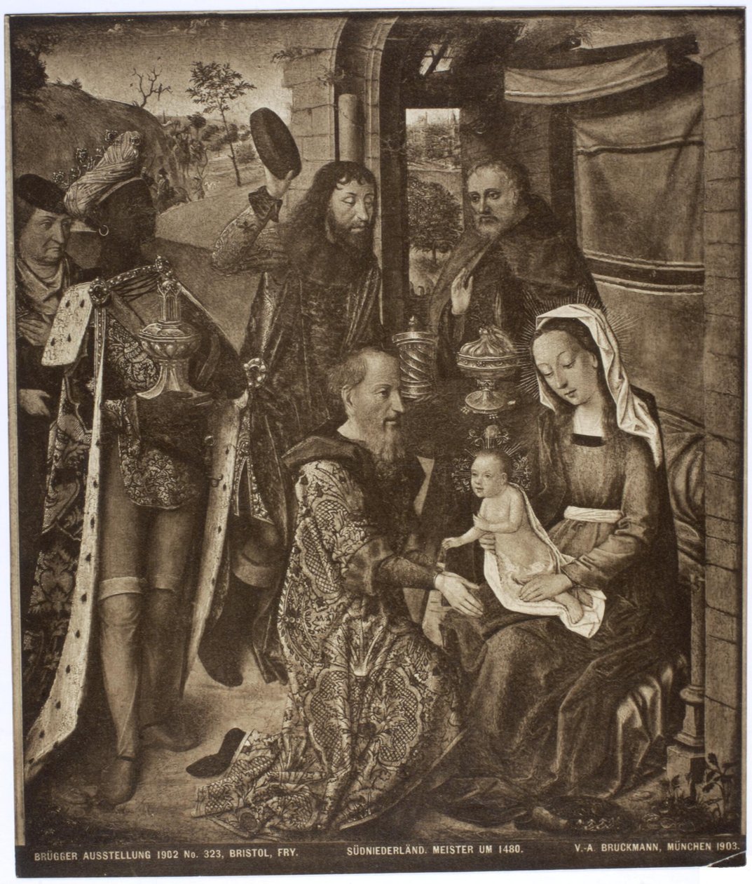Adoração dos Magos de Justus van Gent
