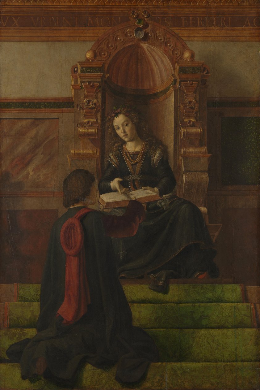 Retórica, década de 1470 de Justus van Gent