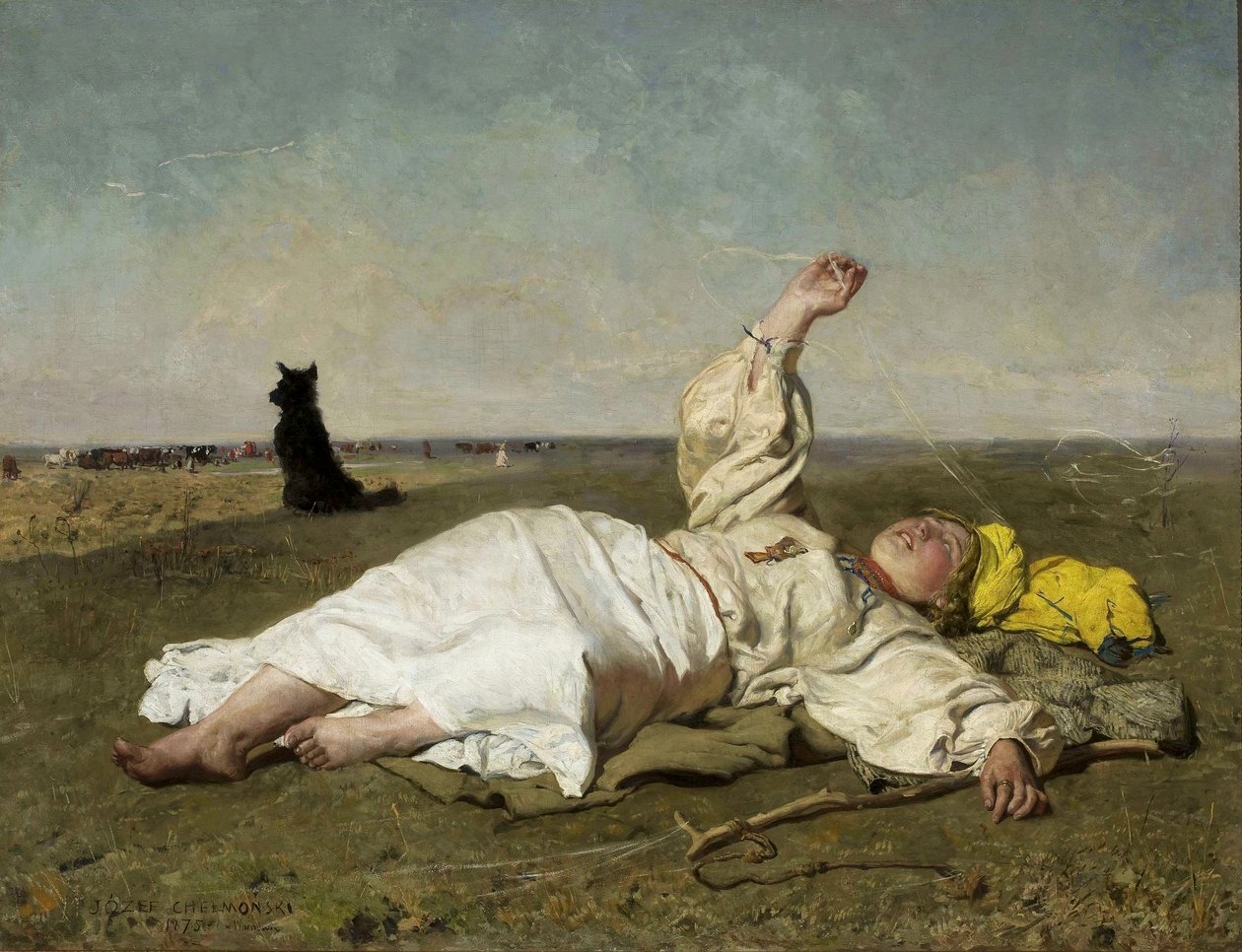 verão indiano de Józef Chełmoński