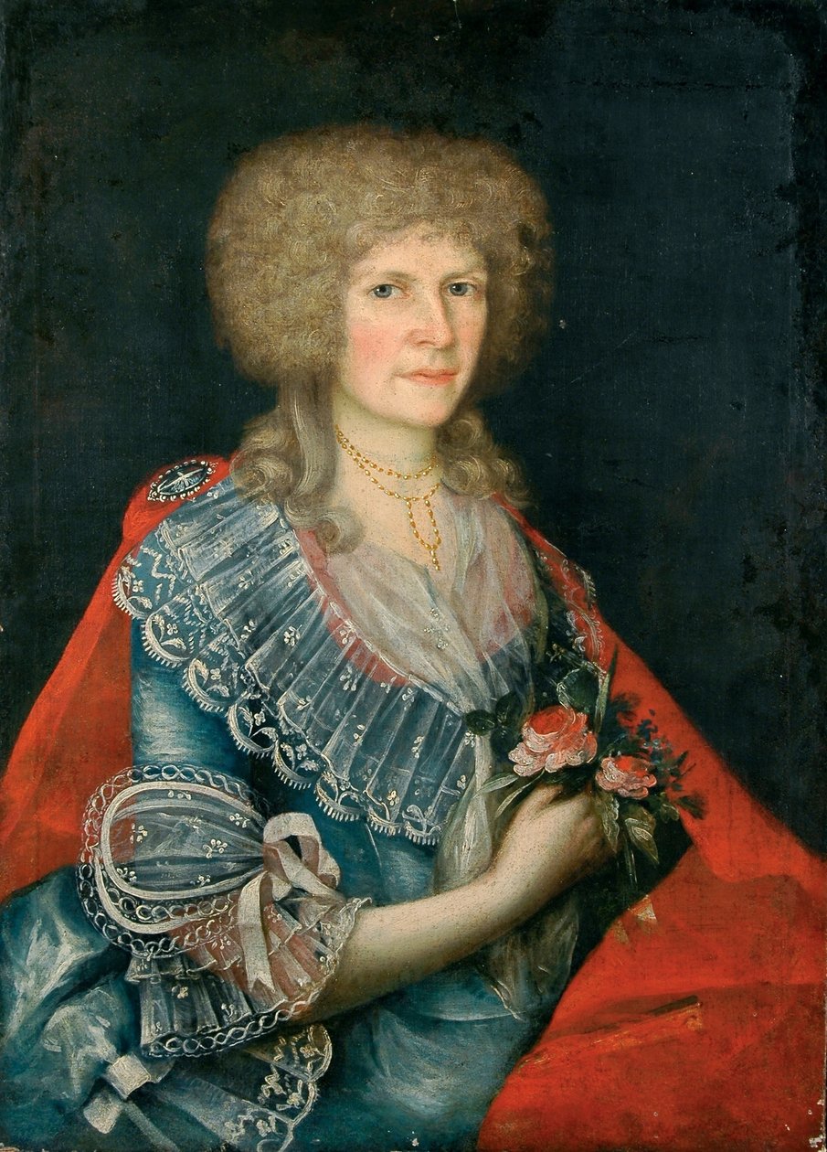 Faworski - Retrato de Teresa Garbowska, nascida Krosnowska 1789 de Jozef Faworski