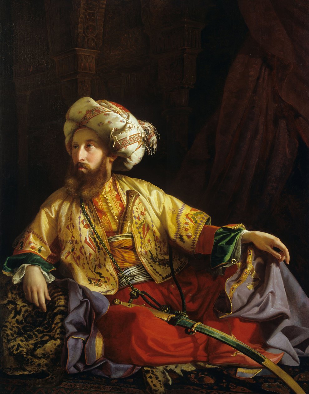 Emir do Líbano, 1843. de József Borsos