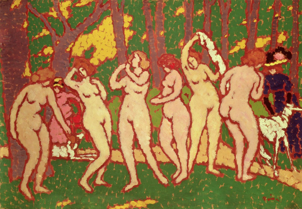 Nus em um parque, 1910 de József Rippl Rónai