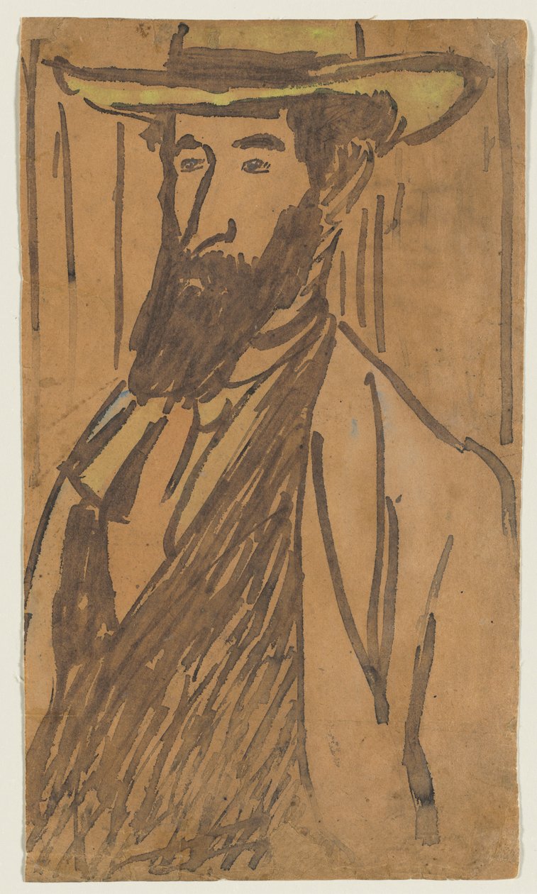 Retrato de Aristride Maillol, c. 1890 de József Rippl Rónai