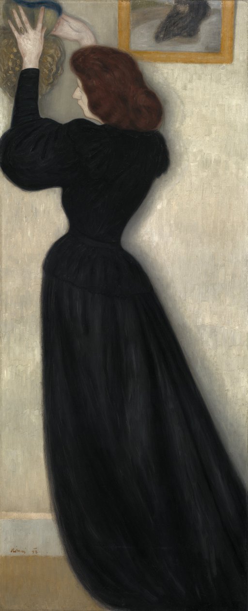 Mulher esbelta com vaso, 1894 de József Rippl Rónai