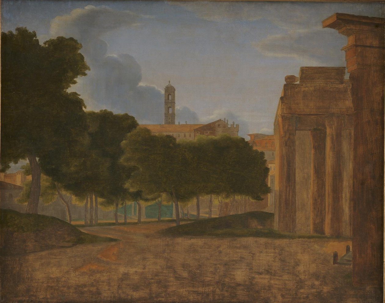 Vista do Forum Romanum e da Via Sacra. Ao fundo o Capitólio de KMS 3850 Ubekendt