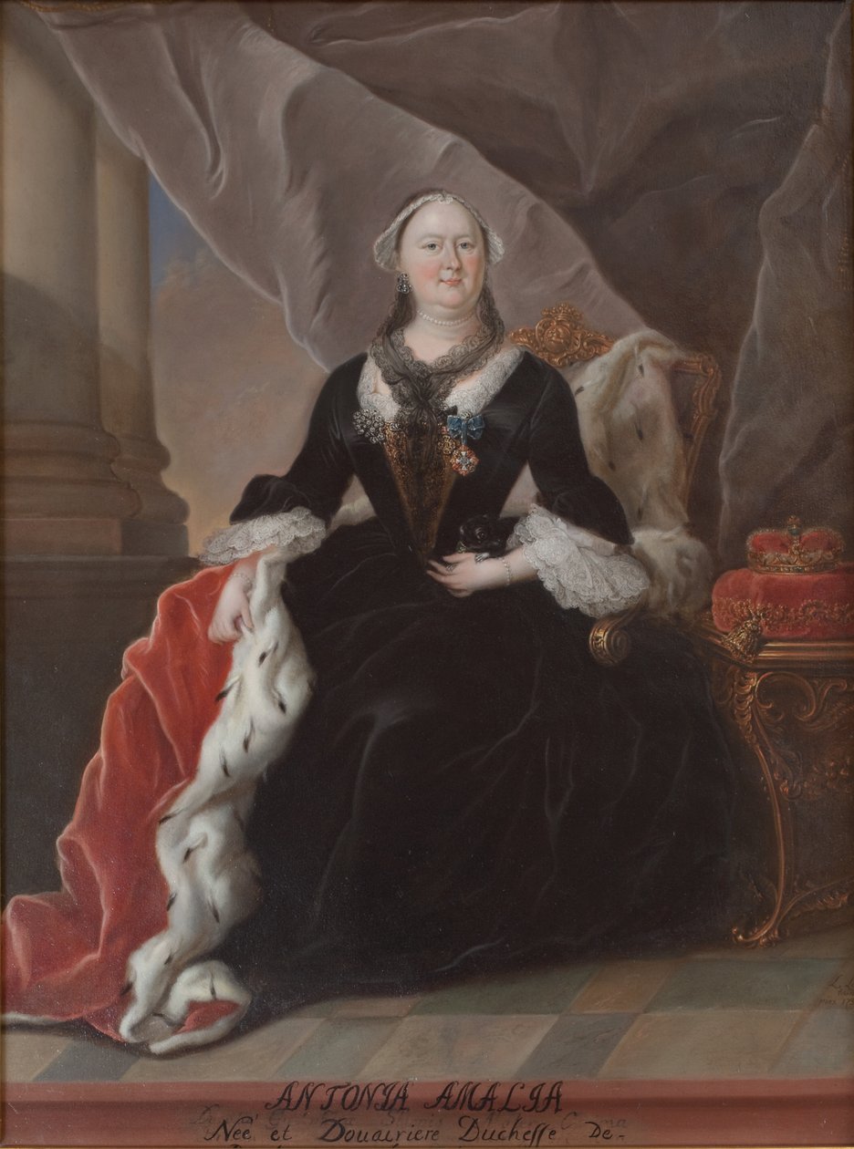 Antônia Amália. Duquesa de Brunswick e Lüneburg. Nascido em 22 de abril de 1696 de KMS Stroe 16 H Ubekendt