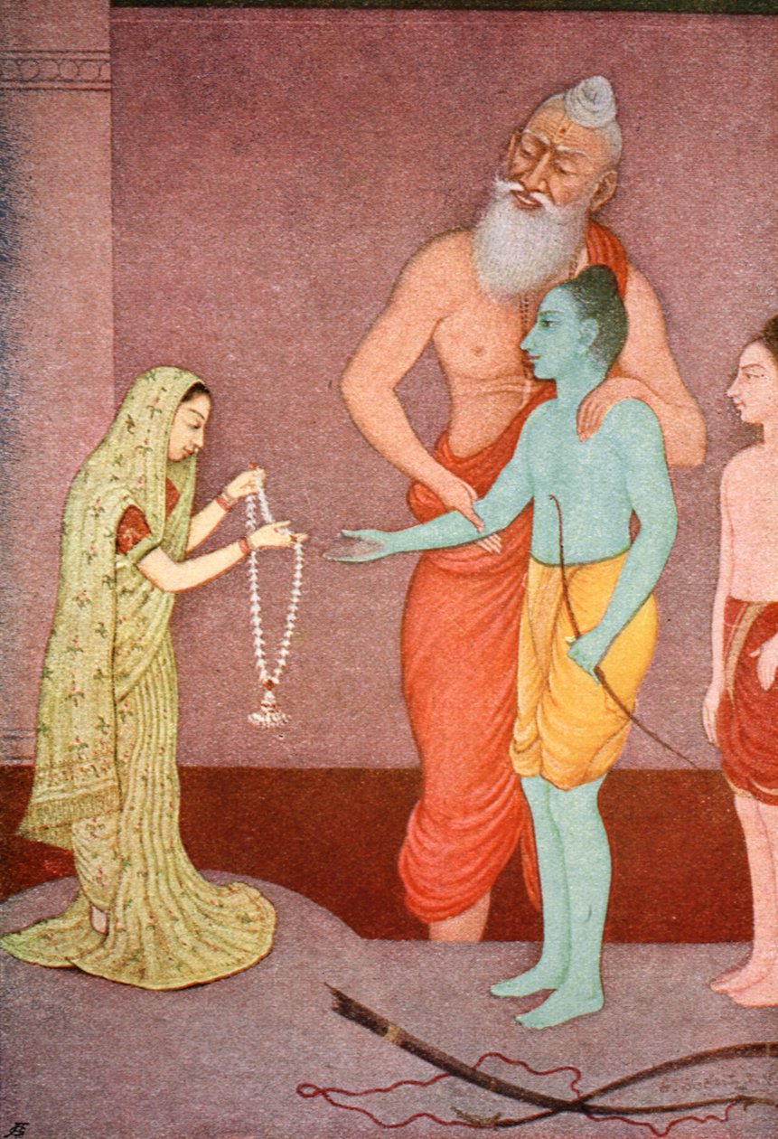 O Casamento de Rama, 1913.   de K Venkatappa