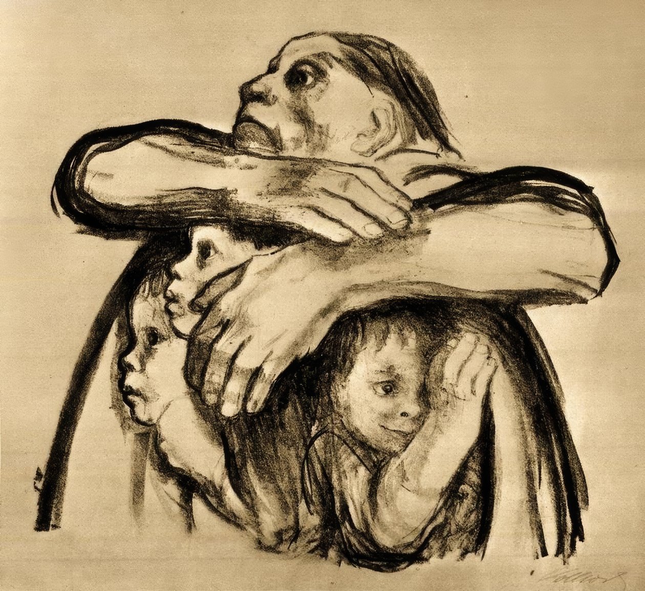 Os frutos das sementes não devem ser moídos de Käthe Kollwitz