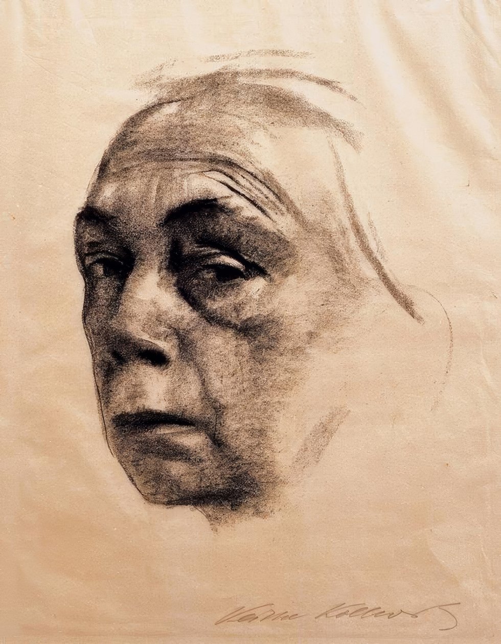 auto-retrato de Käthe Kollwitz