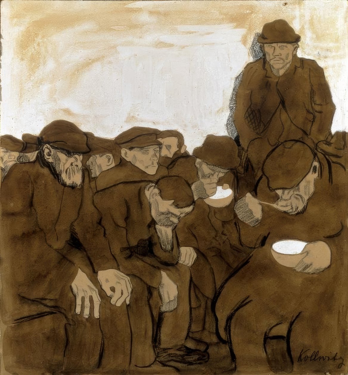 Nos salões de calor de Käthe Kollwitz