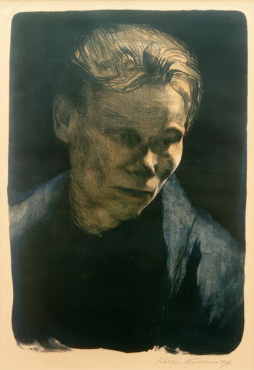K.Kollwitz, mulher trabalhadora da Brustbild de Käthe Kollwitz