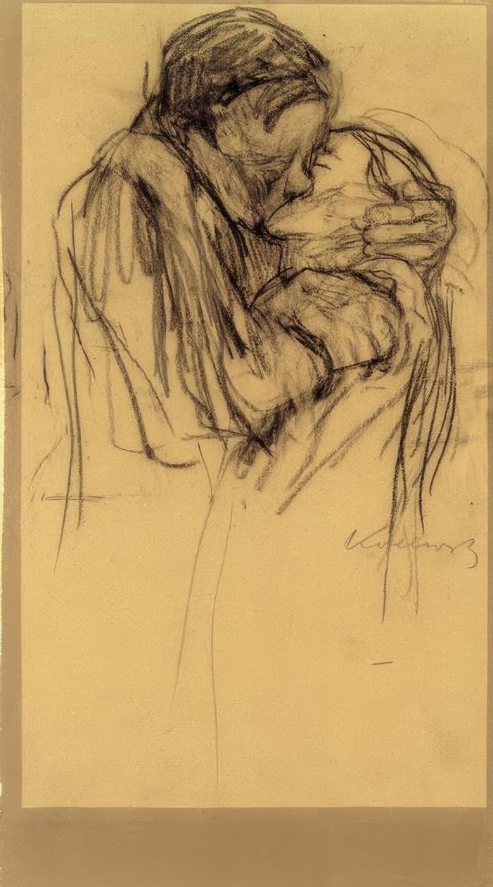 K.Kollwitz, O beijo de Käthe Kollwitz