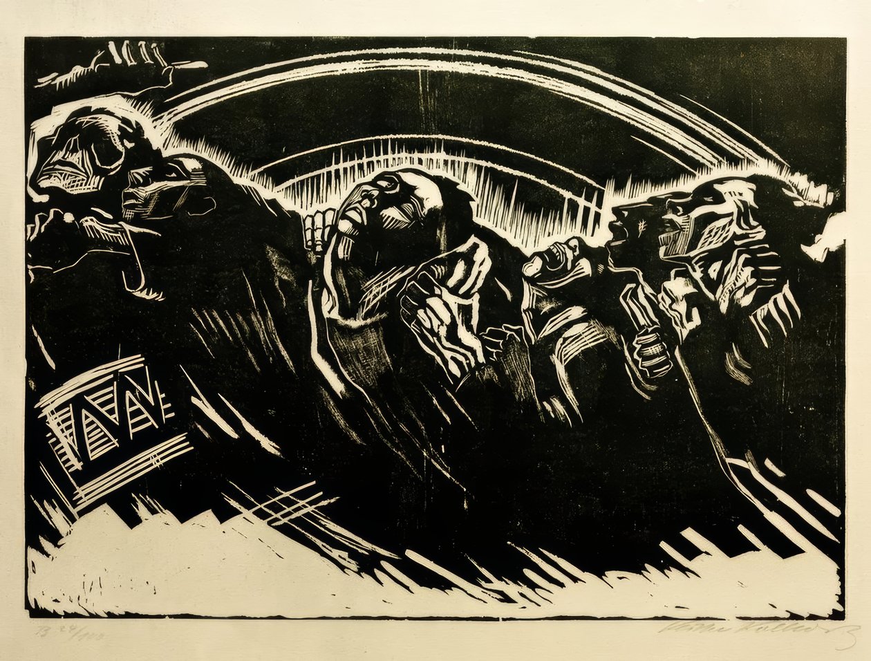 K.Kollwitz, Os Voluntários de Käthe Kollwitz