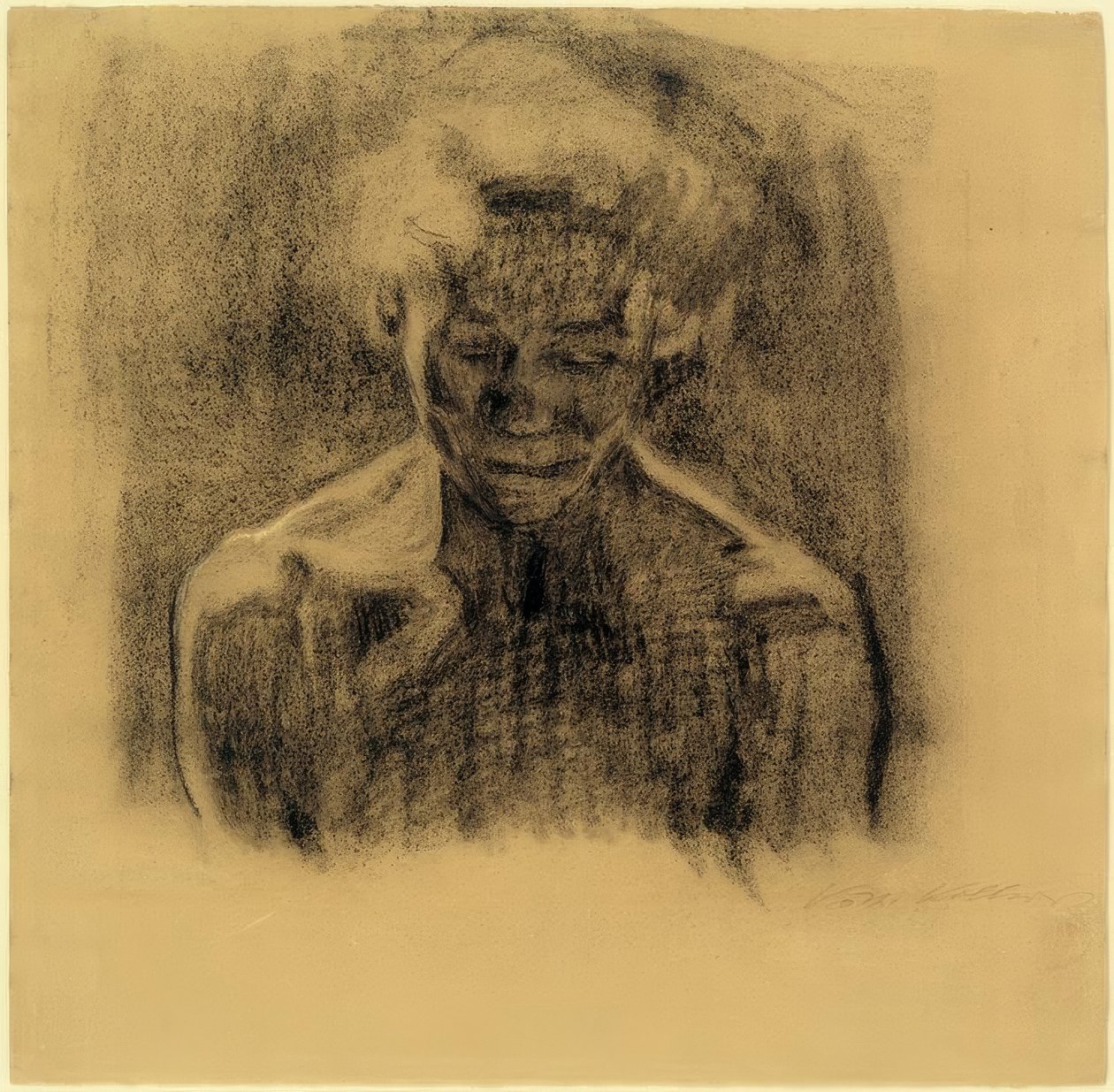 K.Kollwitz, meio ato feminino de Käthe Kollwitz