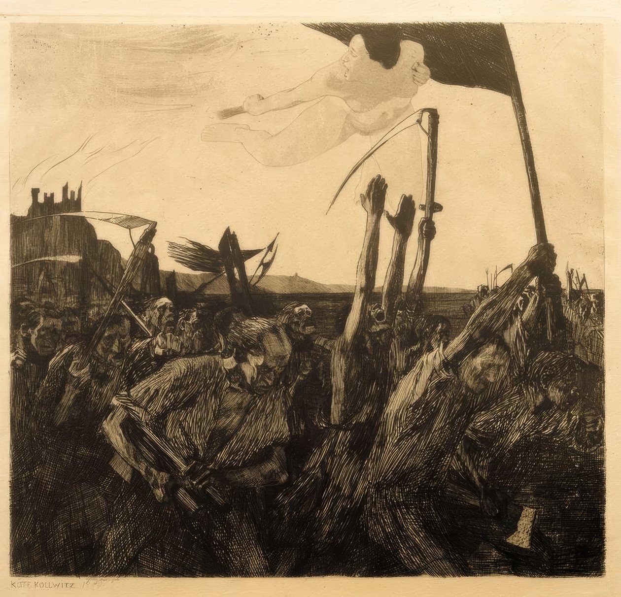 Käthe Kollwitz, motim de Käthe Kollwitz