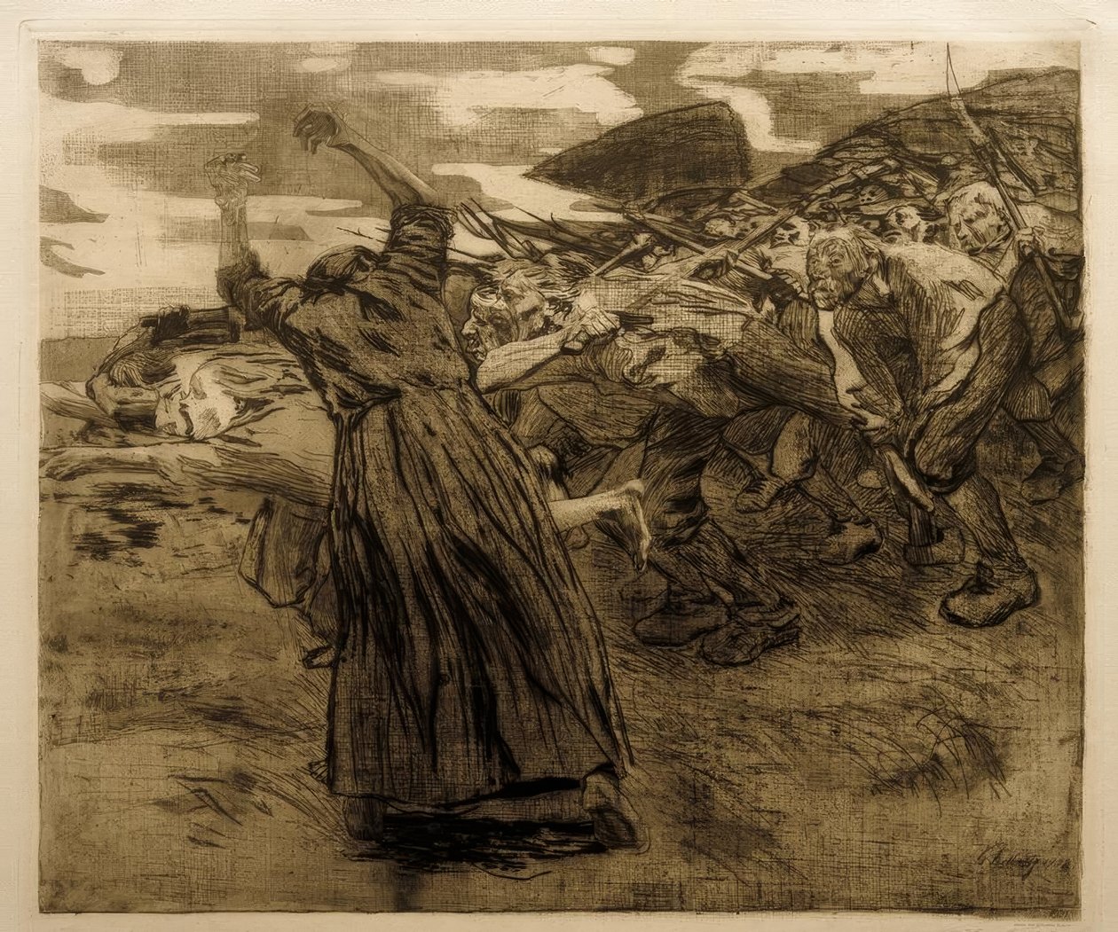 Käthe Kollwitz, Losbruch de Käthe Kollwitz