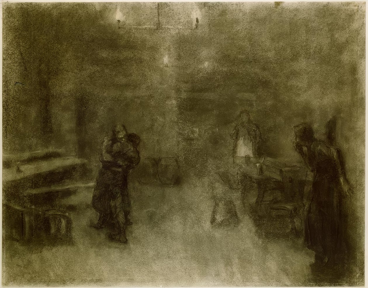 Käthe Kollwitz, cena de Germinal de Käthe Kollwitz