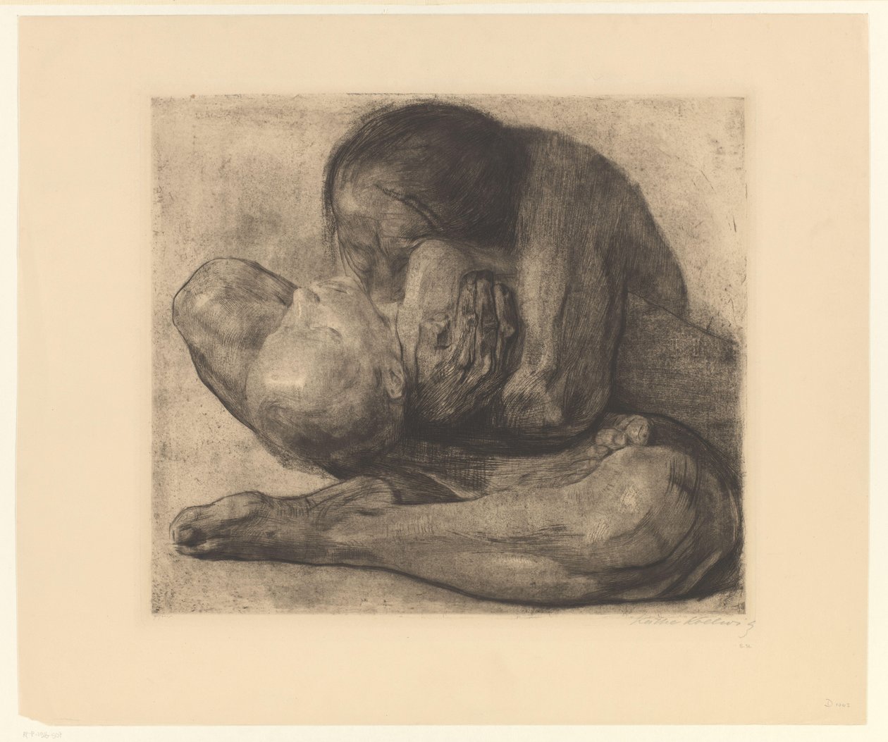 Mãe com filho morto
Frau mit totem Kind (título original) de Käthe Kollwitz