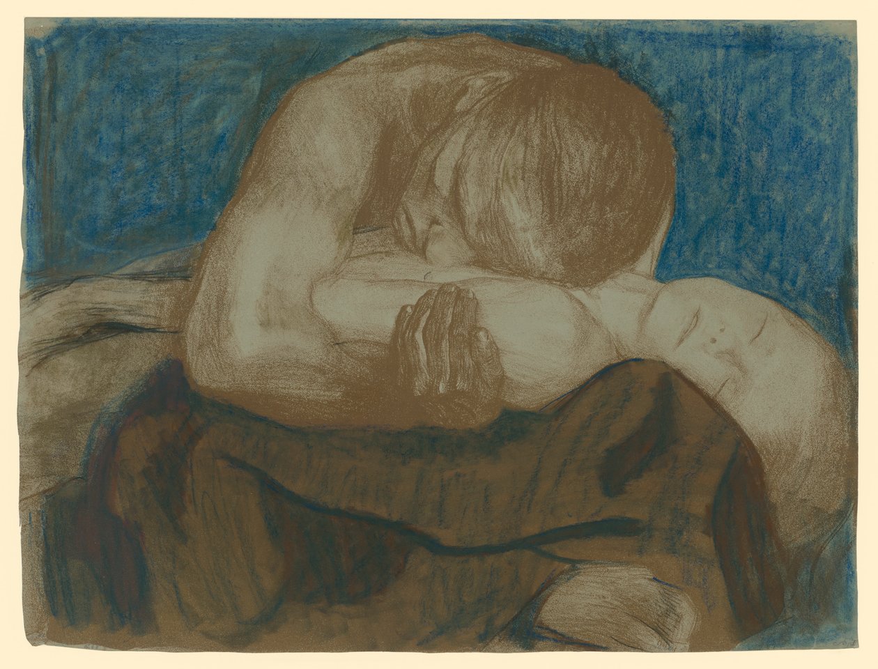 Pietà (1.º estado, exemplar único) de Käthe Kollwitz