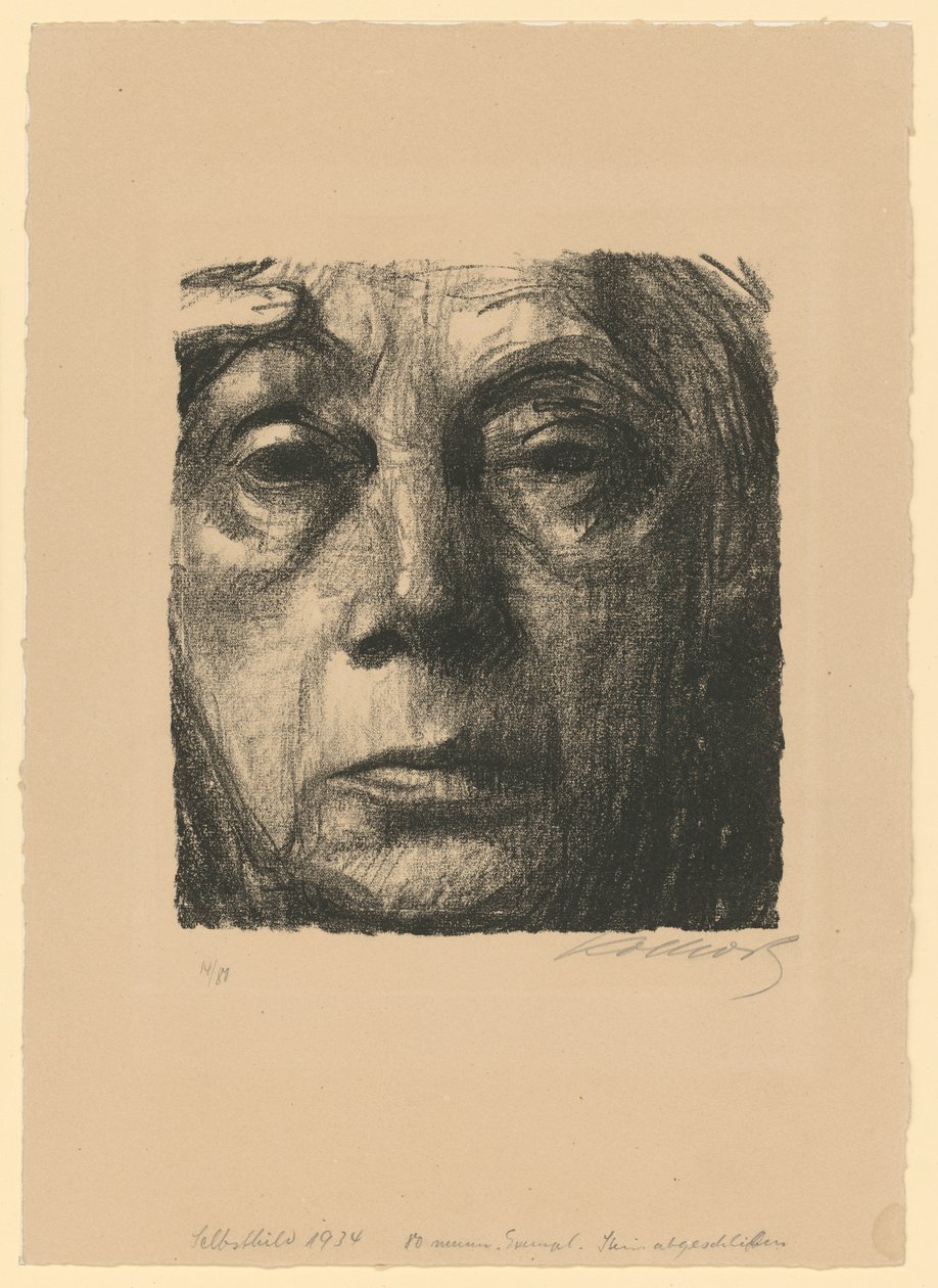 Autorretrato de Käthe Kollwitz