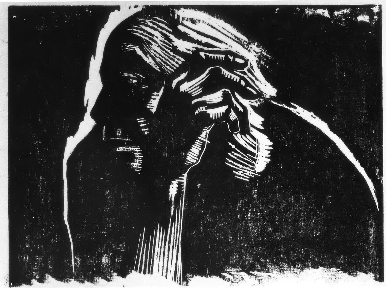 auto-retrato de Käthe Kollwitz