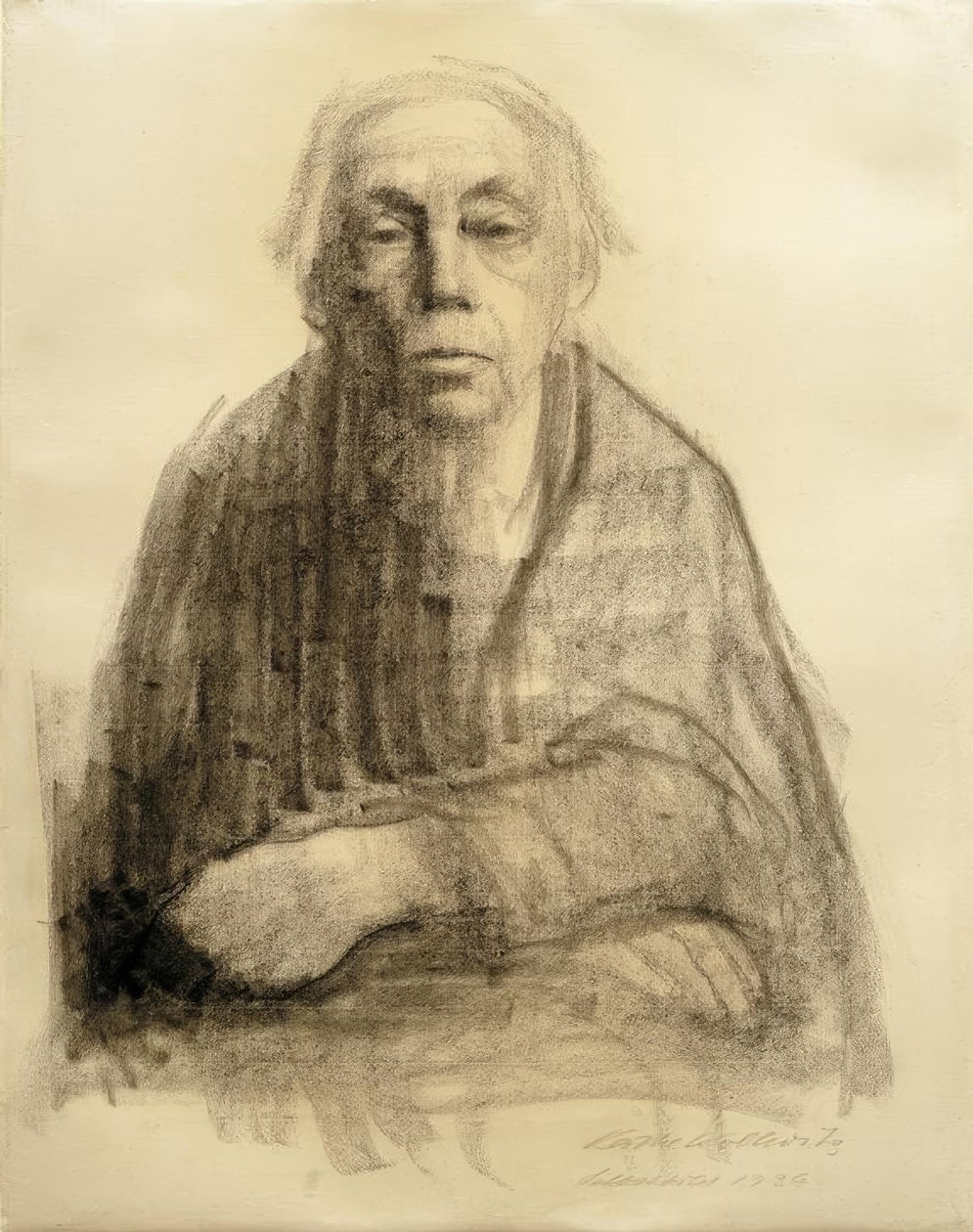 auto-retrato de Käthe Kollwitz