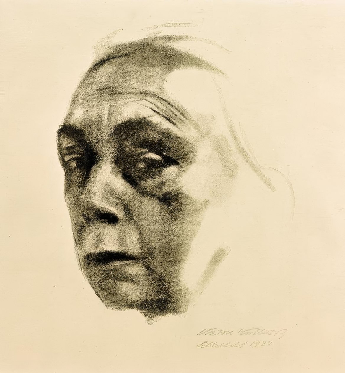 auto-retrato de Käthe Kollwitz