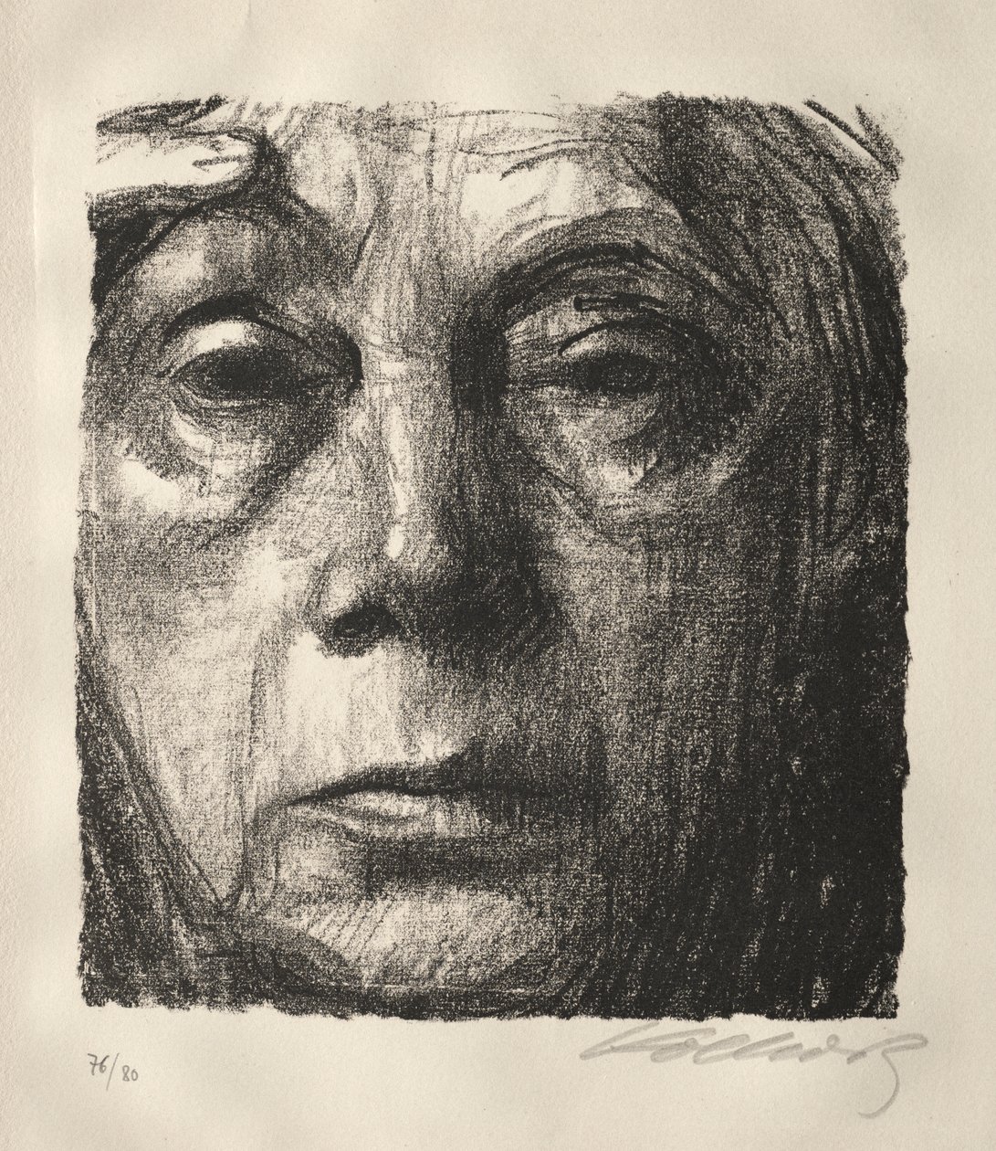 Auto-retrato de Käthe Kollwitz