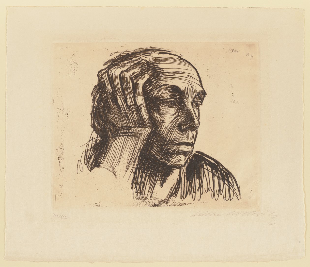 Autorretrato de Käthe Kollwitz