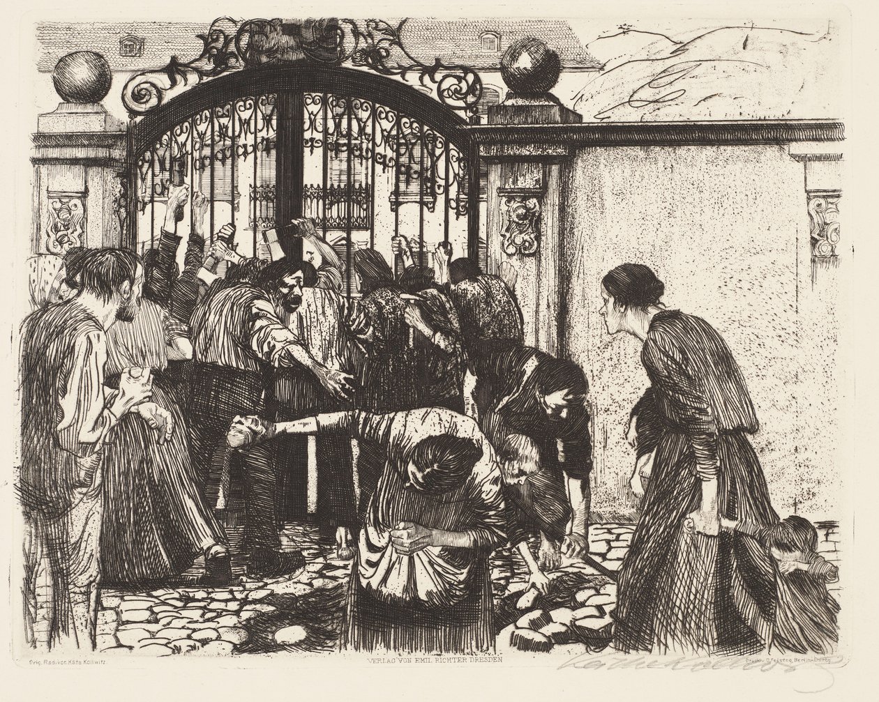 Ataque de Käthe Kollwitz