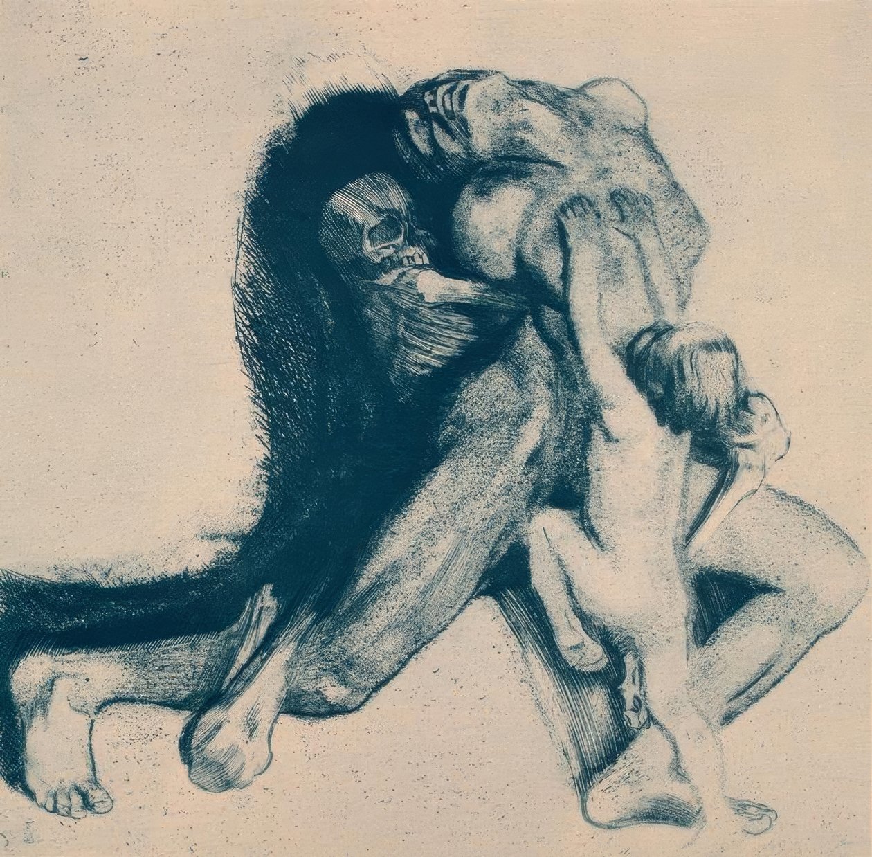 Morte e esposa de Käthe Kollwitz