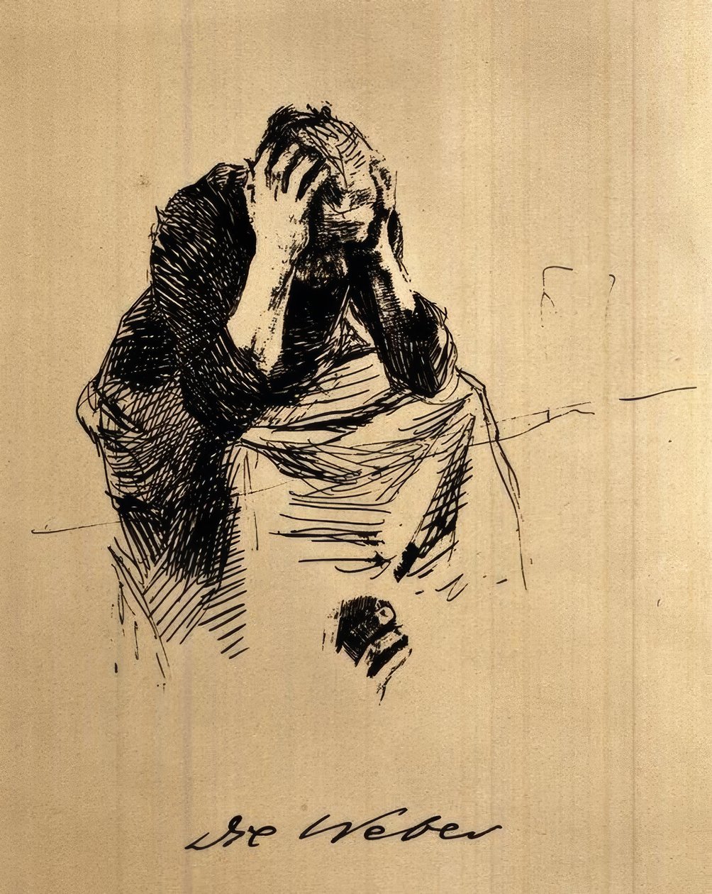 Mulher de luto de Käthe Kollwitz