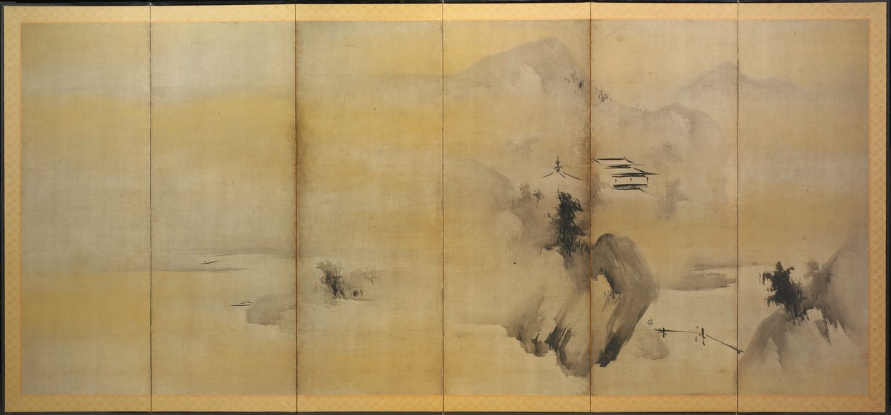 Paisagem de Kaiho Yusho