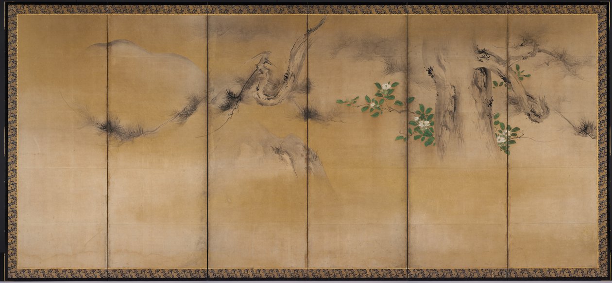 Flores de inverno e verão de Kaiho Yusho