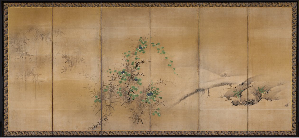 Flores de inverno e verão de Kaiho Yusho
