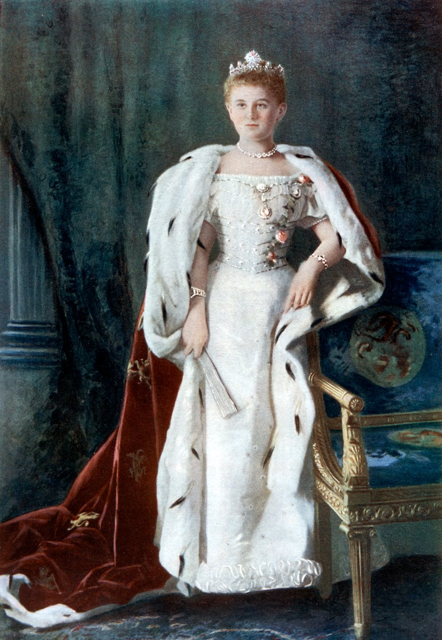 Rainha Guilhermina da Holanda, início do século 20. de Kaineke