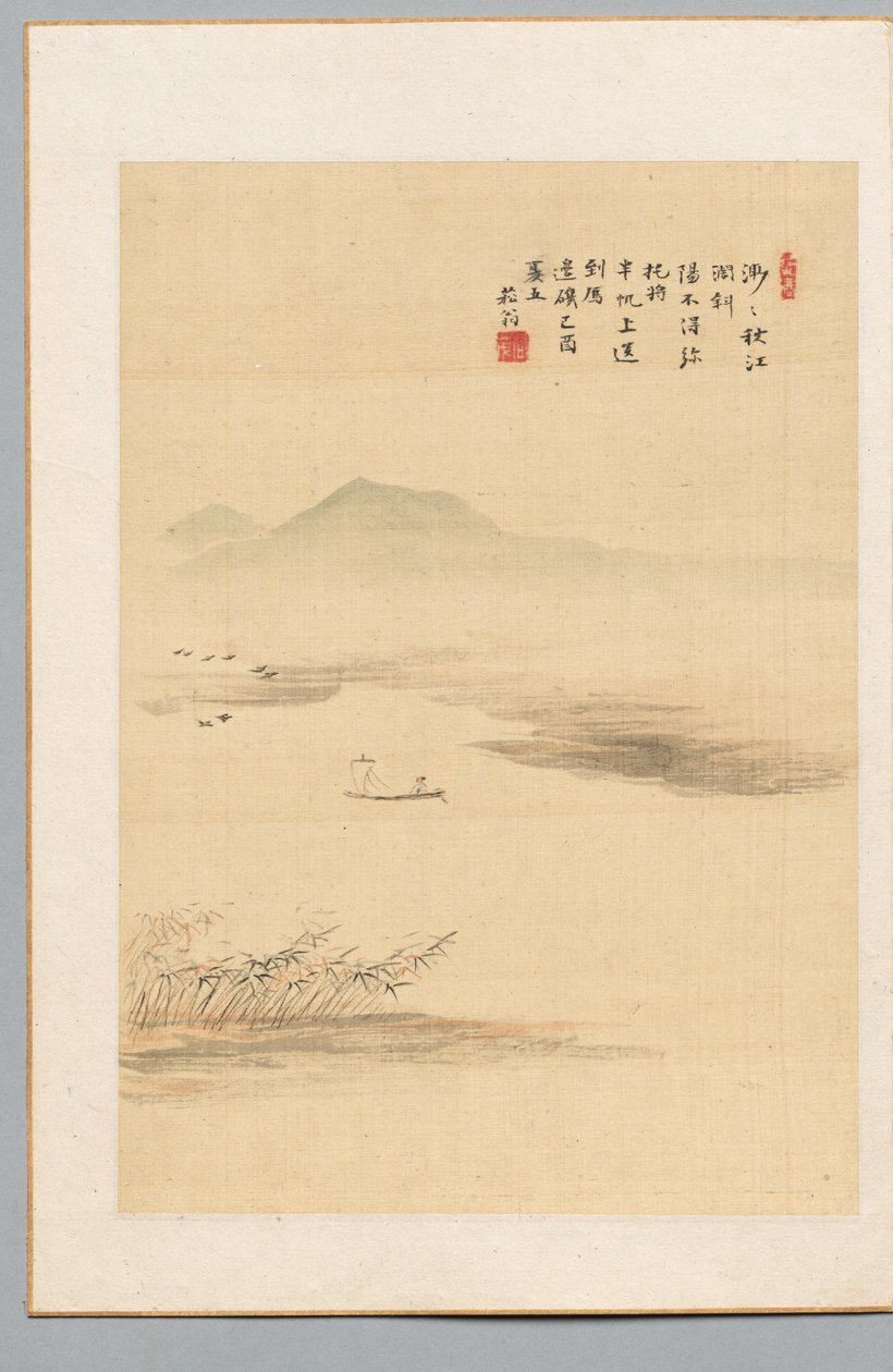 Rio Outono, 1849. de Kaioku Nukina