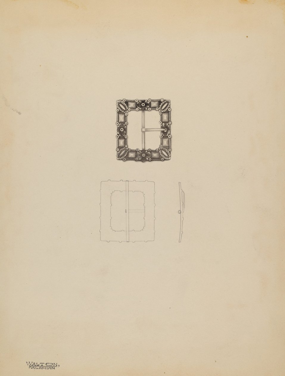 Fivela de sapato de senhora de Kalamian Walton