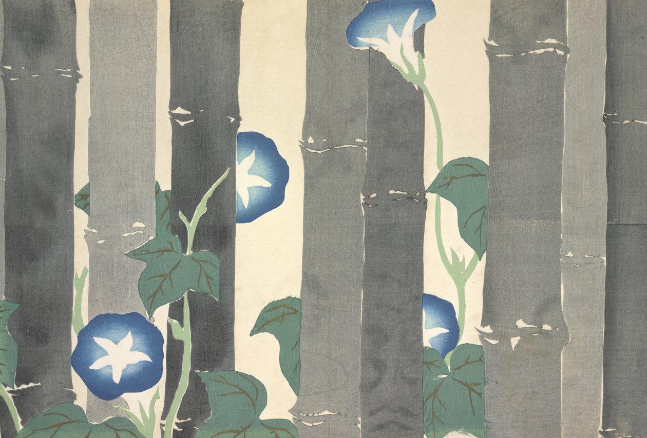 Asagao, de Momoyo-gusa de Kamisaka Sekka